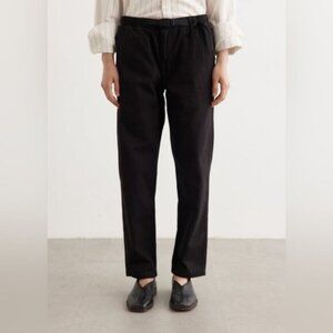 Gramicci SS24 Women’s Black Wool Belted Japanese CDG style Pant slacks unisex M